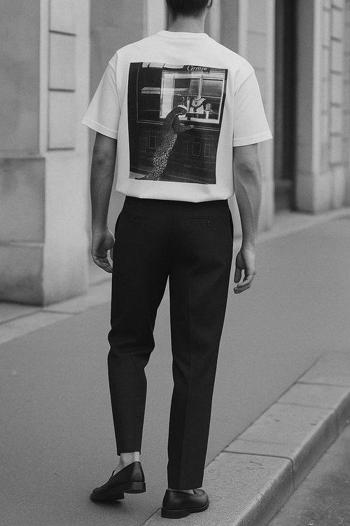 Chic Cat Photography T-Shirt, Stylish Unisex Tee, Casual Wear, Pet Lover Gift, Animal Art Apparel, Unique Fashion Statement